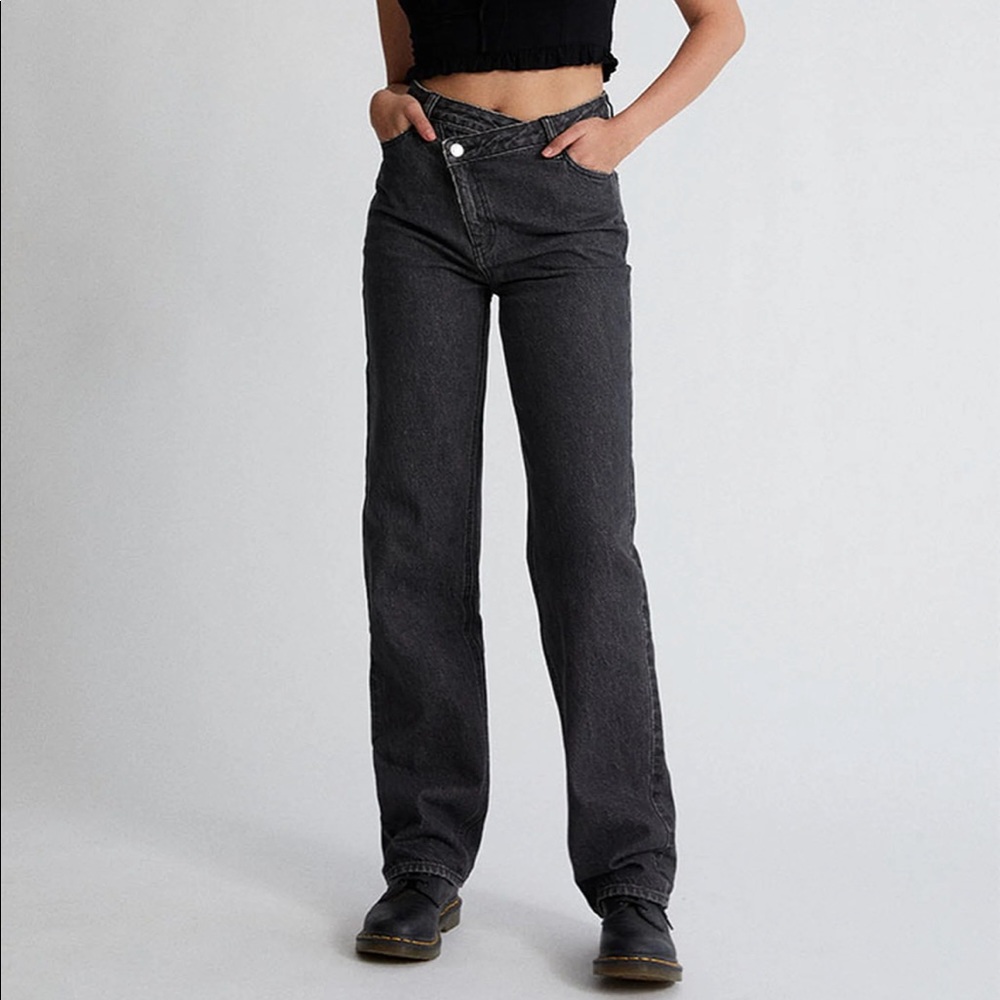 NEW pacsun asymmetrical jeans